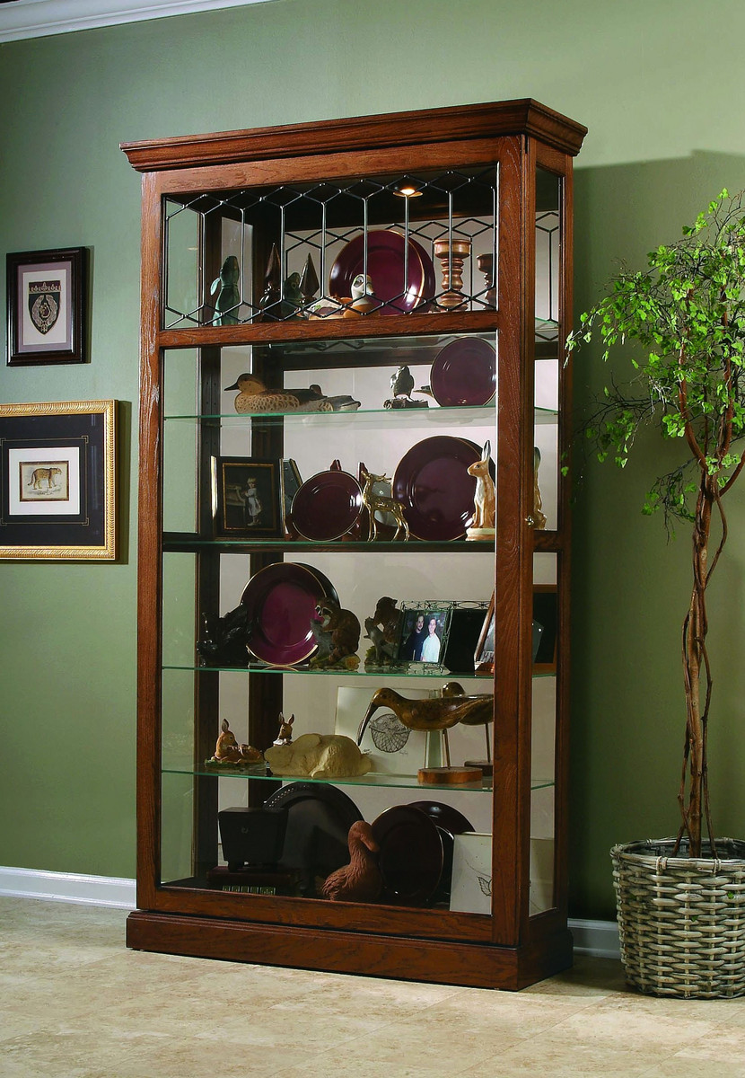 Pulaski 20677 Fawn Oak Curio Cabinet