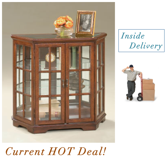 Butler Curio Console Cabinet - FREE Inside Delivery! by Butler