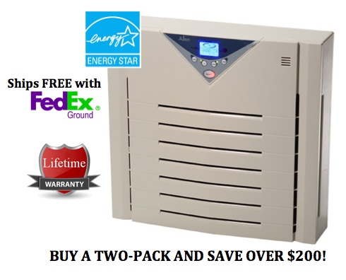 Alen A375UV Ultra Air Purifier Two-Pack - Fast FREE FedEx Shipping! by Alen