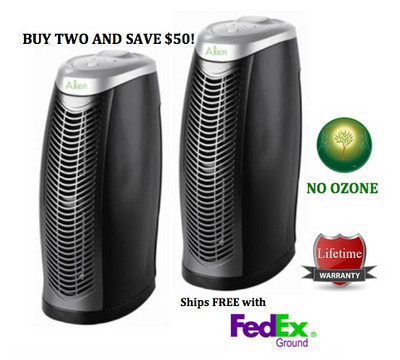 Alen T100 Desktop Air Purifier Two-Pack