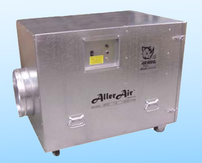 AllerAir Air Rhino 2000 Upright HEPA Variable Speed 24 x 24 inch Air Purifier by AllerAir
