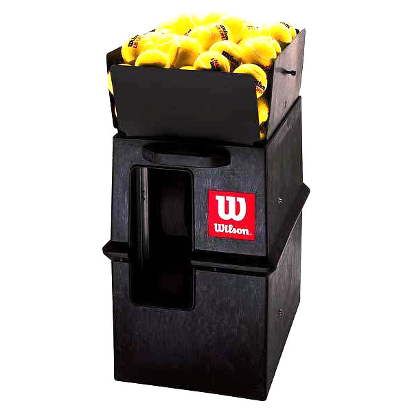 Wilson Portable with Remote and 2 Line Feature Tennis Ball Machine with FREE Smart Charger- Fast FREE FedEx Shipping!