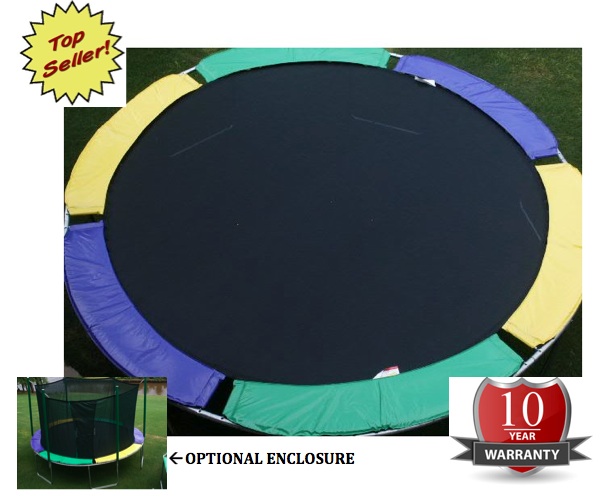 Magic Circle 13 ft 6 inch Round Trampoline - FREE 10-Year Warranty!
