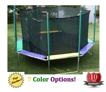 Magic Circle 16 ft Octagon Magic Cage Trampoline - FREE 10-Year Warranty!
