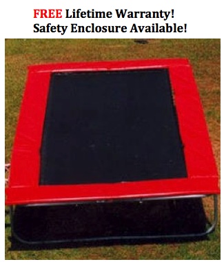 texas standard 8 x 14 ft rectangular trampoline 0 0 Texas Standard 9 x 15 Rectangular Trampoline   FREE Inside Delivery!