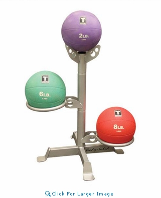 Body-Solid Medicine Ball 3-Unit Rack Home Gyms Accessory