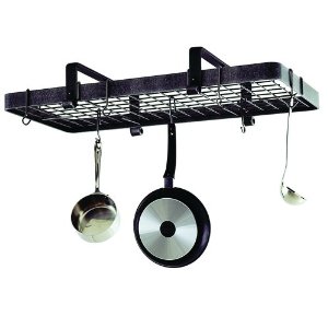 Enclume Low Ceiling Rectangle Pot Rack with Grid