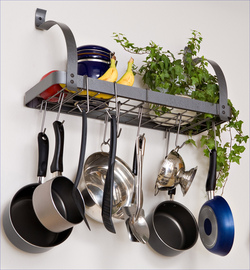 Enclume Rack It Up Bookshelf Pot Rack