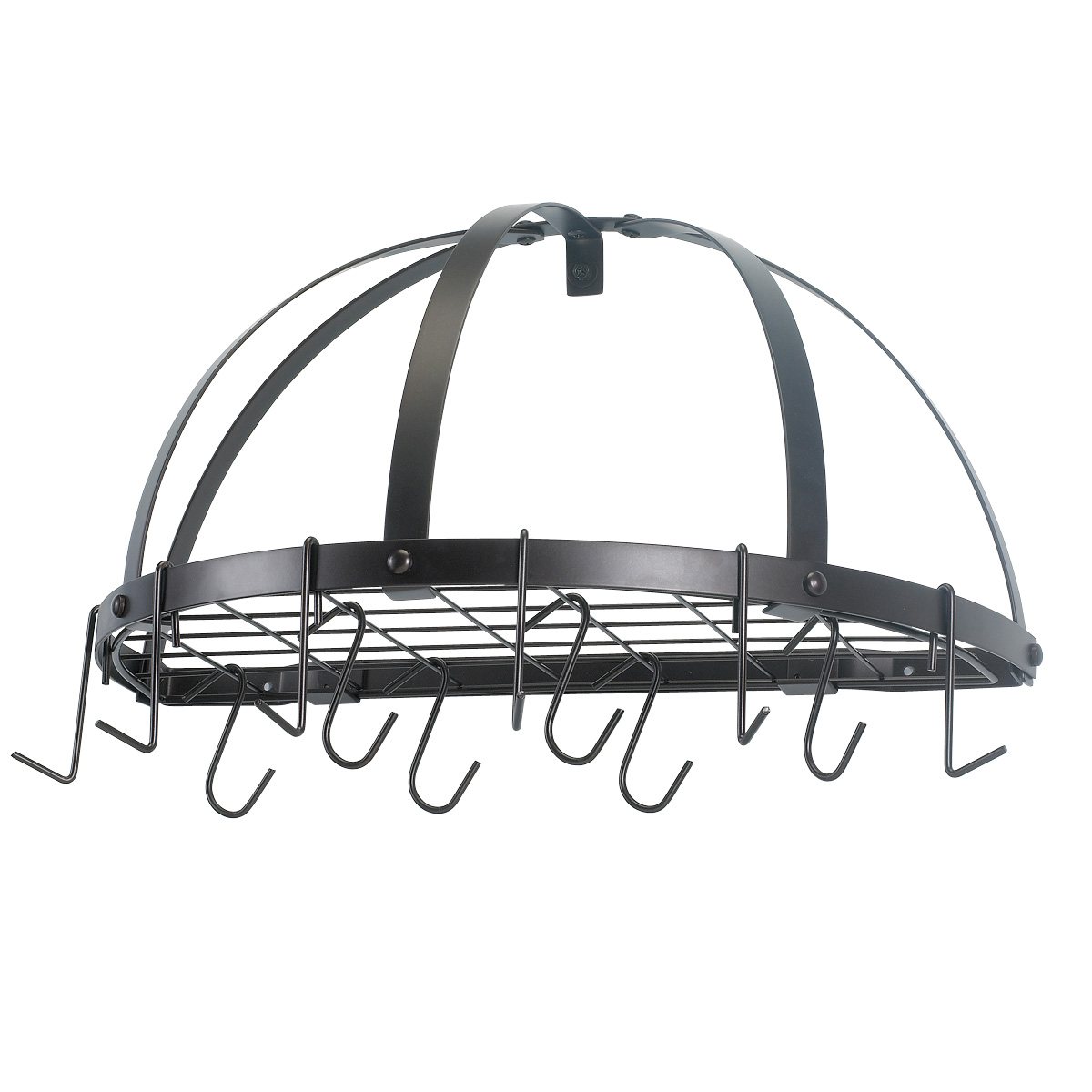 Old Dutch International Pot Rack With Grid & 12 Hooks