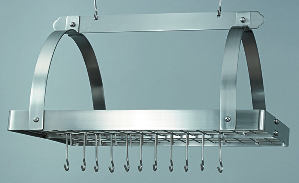 Old Dutch International Pot Rack With Grid & 24 Hooks