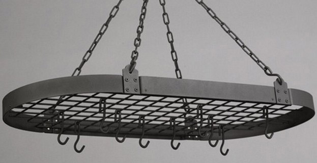 Old Dutch International Oval Pot Rack with 12 Hooks