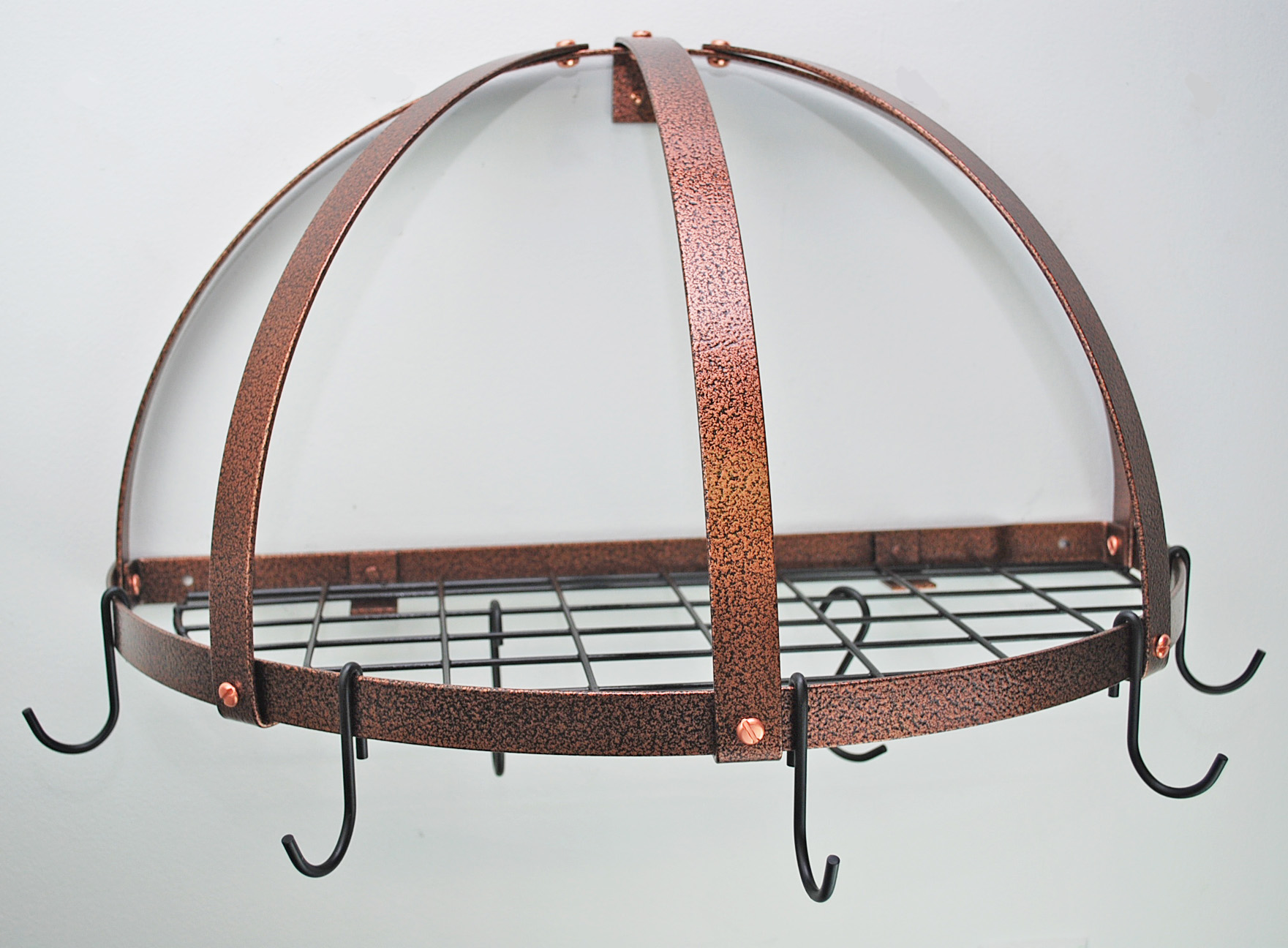 Rogar Half Dome Pot Rack (With Grid)