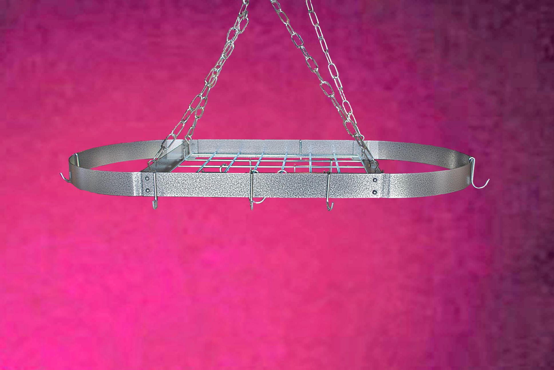 Rogar Medium Oval Pot Rack (With Grid)