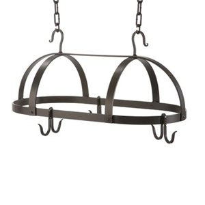 Stone County Oval Dutch Pot Rack with Slip Hooks