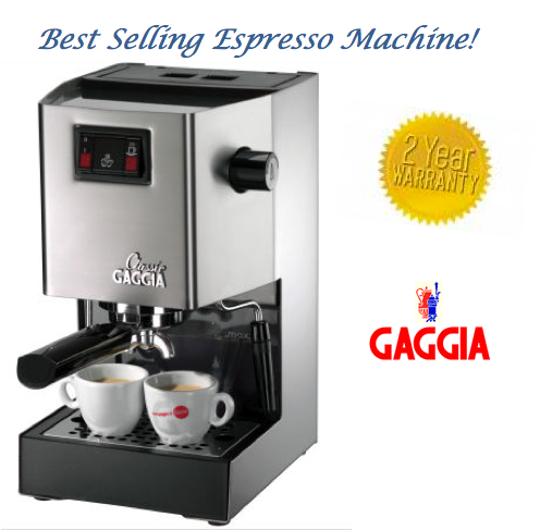 Gaggia Classic Espresso Machine - FREE Shipping! by Gaggia