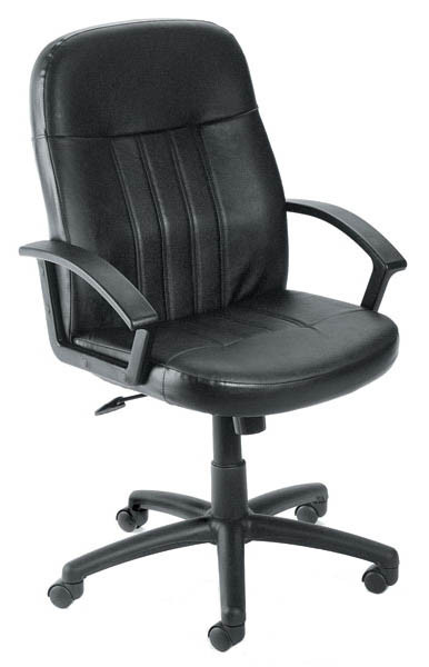 Boss Chair B8106 Leather High Back Executive Chair - Fast FREE FedEx Shipping! by Boss Chair