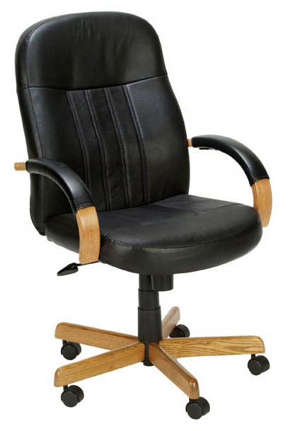 Boss Chair B8376 Leather High Back Executive Chair - Fast FREE FedEx Shipping! by Boss Chair