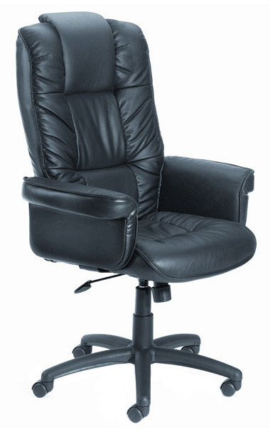 Boss Chair Black Caressoft High Back Executive Chair - Fast FREE FedEx Shipping! by Boss Chair